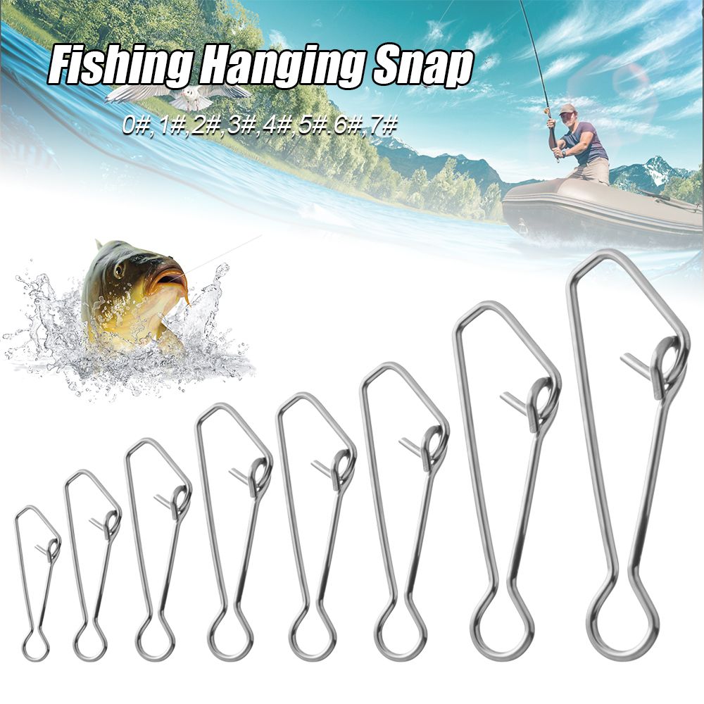 50pcs/pack Fast Clip Lock Fish - Saltwater Line recension och pris