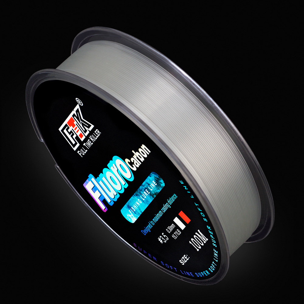 FTK 100m 4.13-34.32LB Fluoroca - Fluorocarbon Line recension och pris