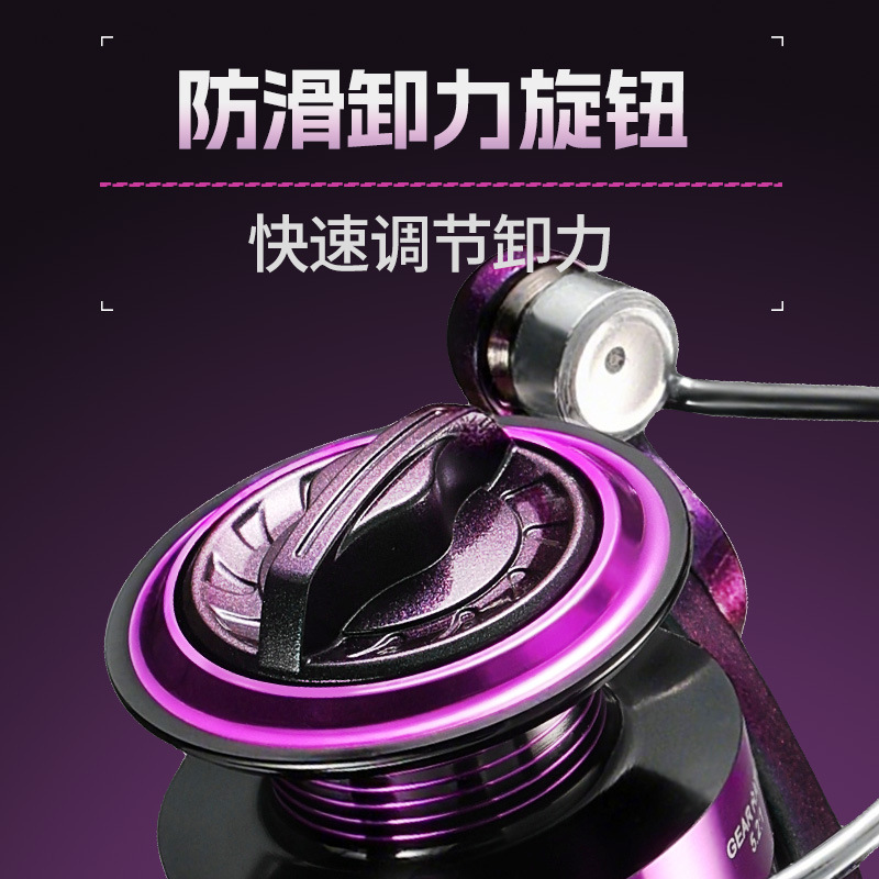 Colorful Purple Spinning Fishi - Ice Fishing Line recension och pris