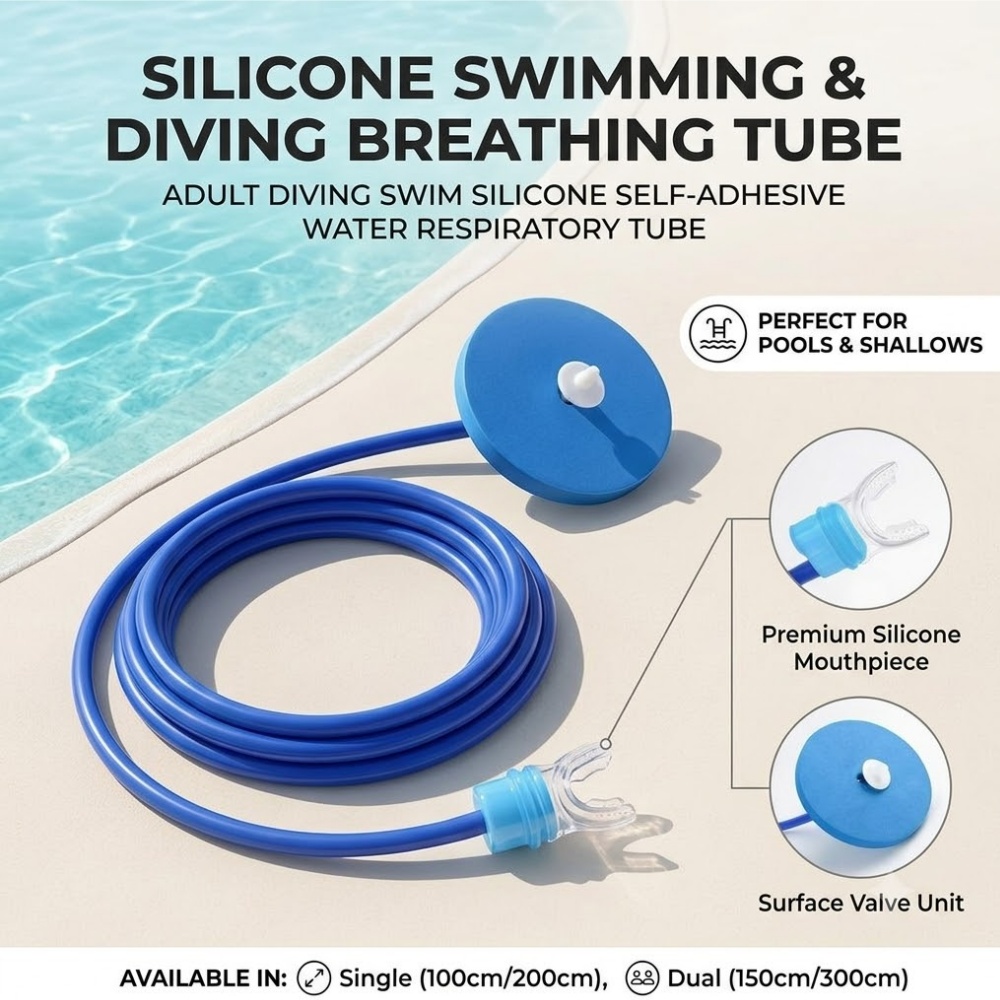 Adult Diving Swim Silicone Wat - Saltwater Line recension och pris