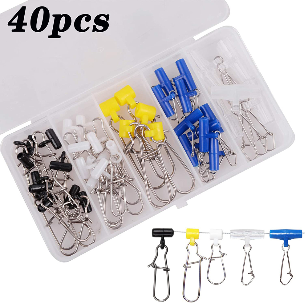 40Pcs Fishing line Sinker Slid - Monofilament Line recension och pris