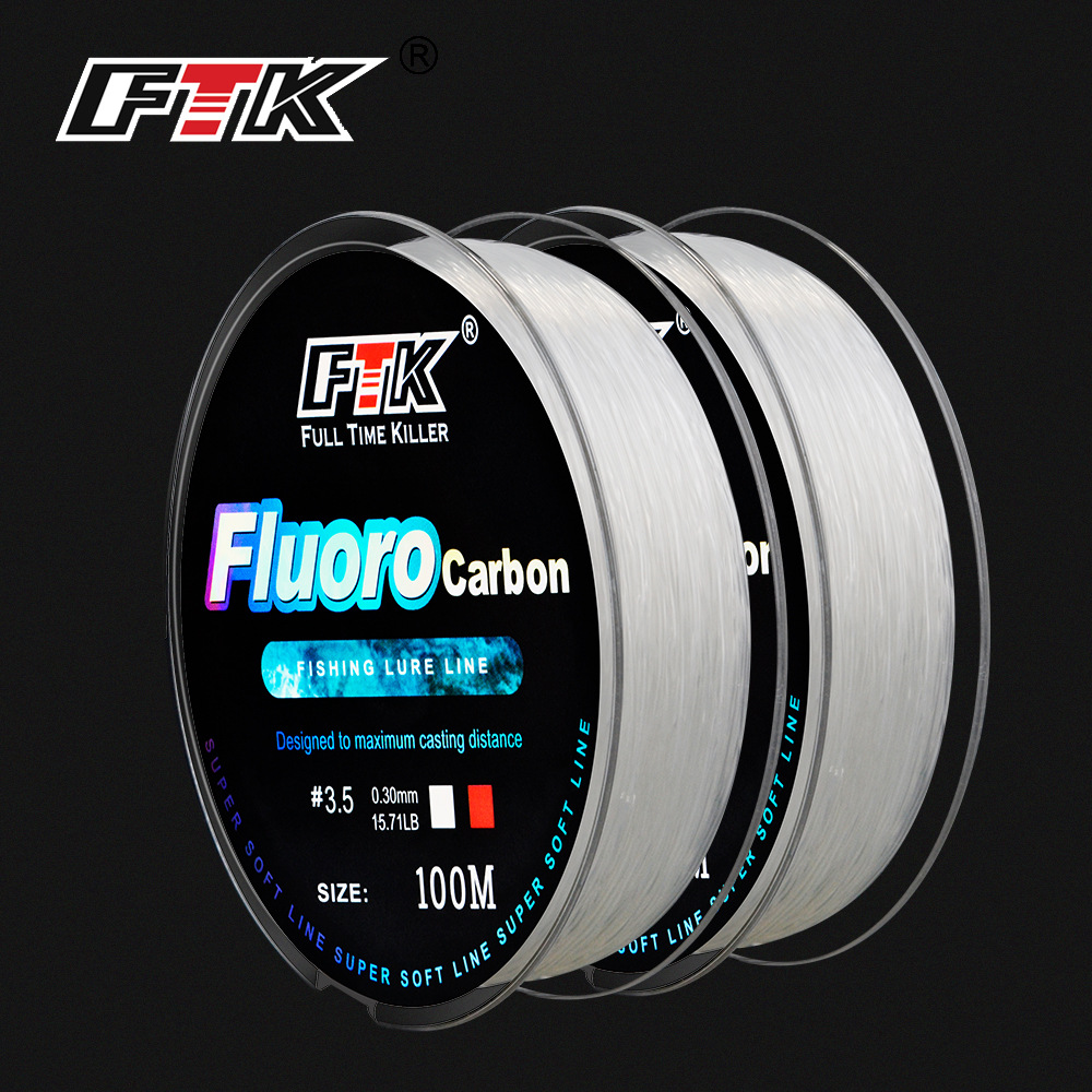 100M Fluorocarbon Coating Fish - Fluorocarbon Line recension och pris