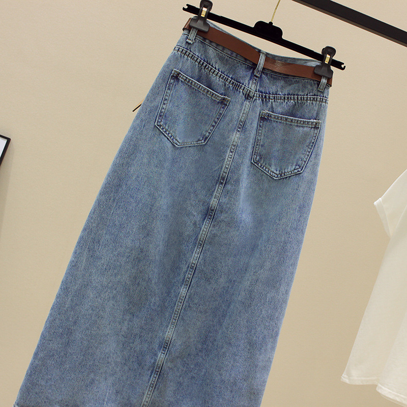 Sexy Wrap Buttocks Denim Skirt - Fly Line recension och pris