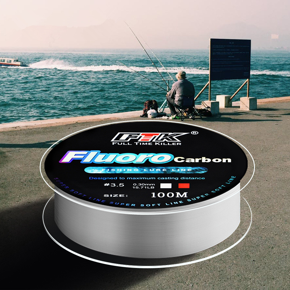 100m Fluorocarbon Bait Fishing - Fluorocarbon Line recension och pris