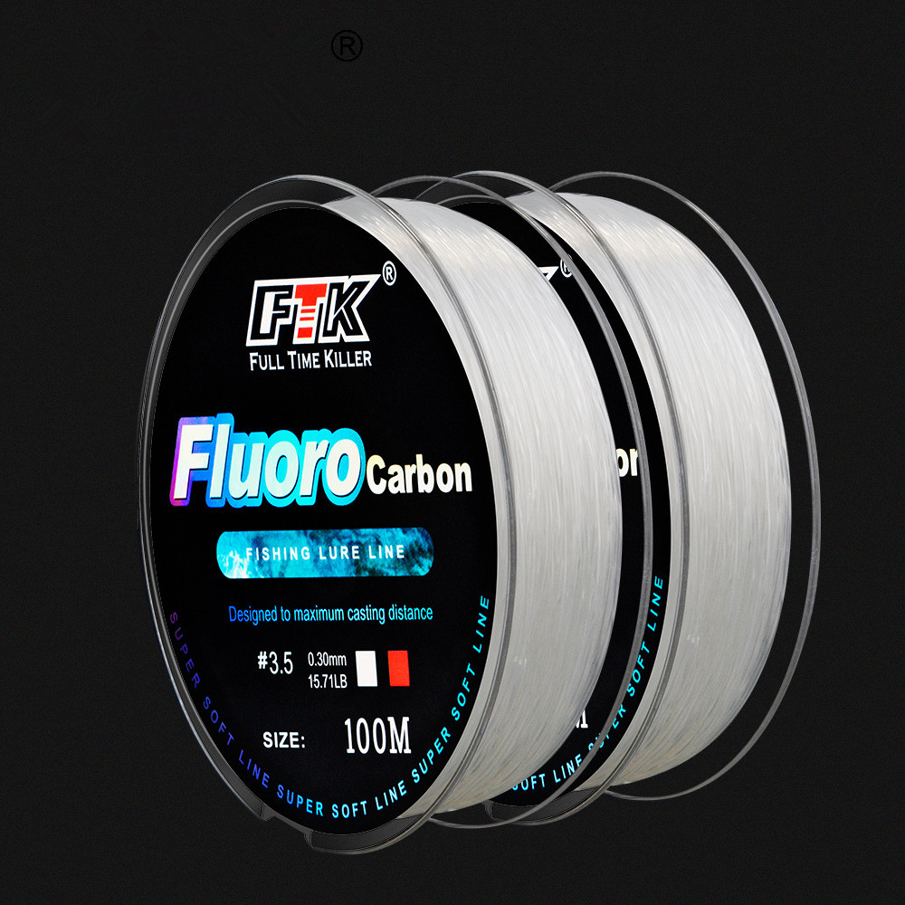 100m Fluorocarbon Bait Fishing - Fluorocarbon Line recension och pris