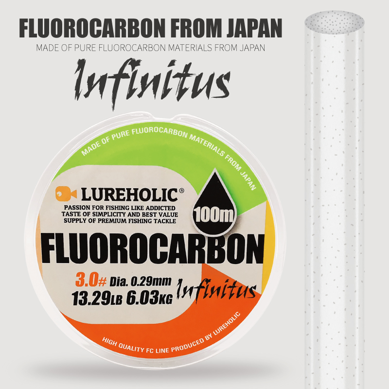 Lureholic Infinity Utra Soft 1 - Fluorocarbon Line recension och pris