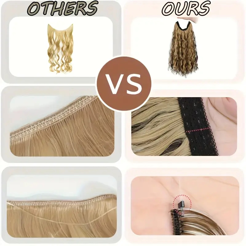 18Inch Synthetic Long Wavy Cul - Tippet Line recension och pris