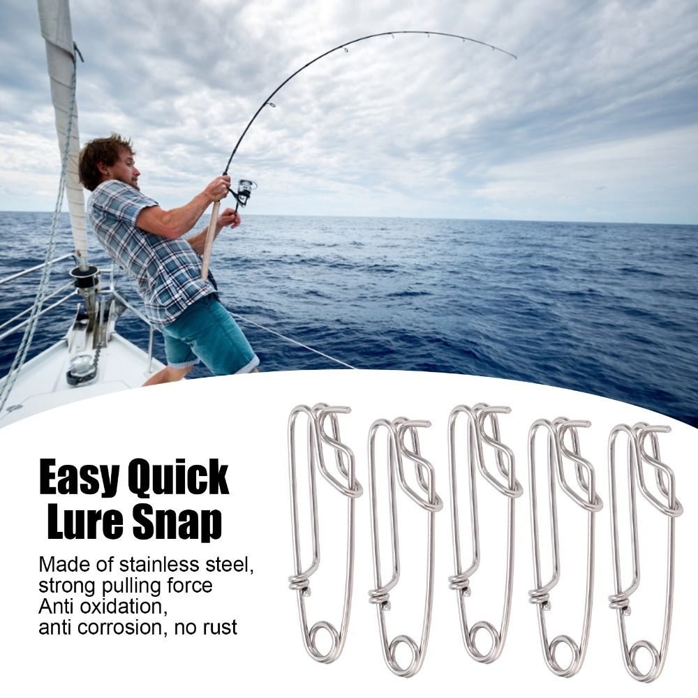 5PCS Durable Stainless Steel L - Freshwater Line recension och pris