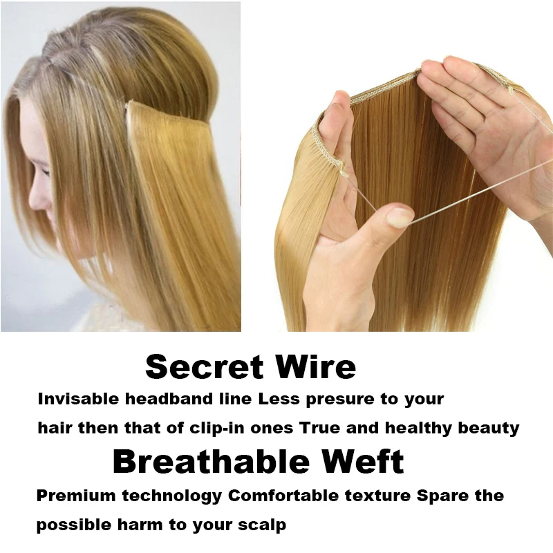 Fish Line Hair Extension Piece - Tippet Line recension och pris