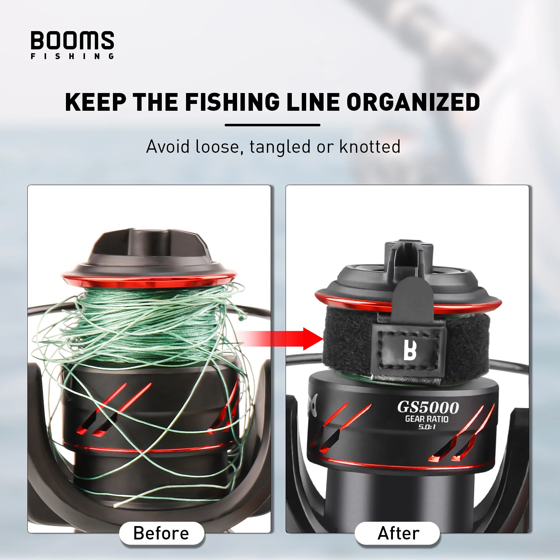 Booms Fishing SB1 4Pcs Spinnin - Fishing Line Spool recension och pris